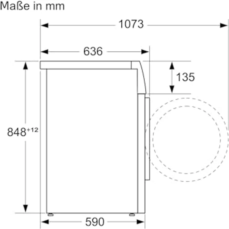 Bosch WNG24440, Waschtrockner, Energieeffizienzklasse E, Standgerät, Breite 59,8 cm, Geräuschemissionsklasse A, ActiveWater Plus – Bild 9