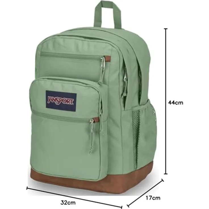 Jansport Cool Student Freizeitrucksack, mit gepolstertem 15-Zoll-Laptopfach, Kunstlederboden, ergonomischen S-Kurven-Schultergurten und großem Fassungsvermögen – Bild 3