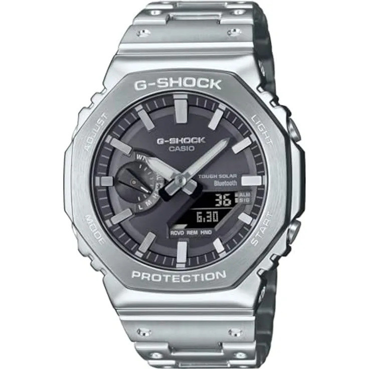 Casio G-SHOCK Classic GM-B2100SD-1AER, Damenuhr mit robustem Design und schwarzem Ziffernblatt