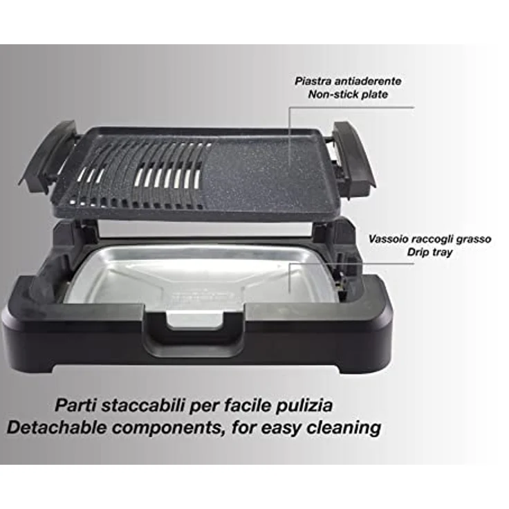Beper 90.871 Elektrischer Grill, Schwarz – Bild 3