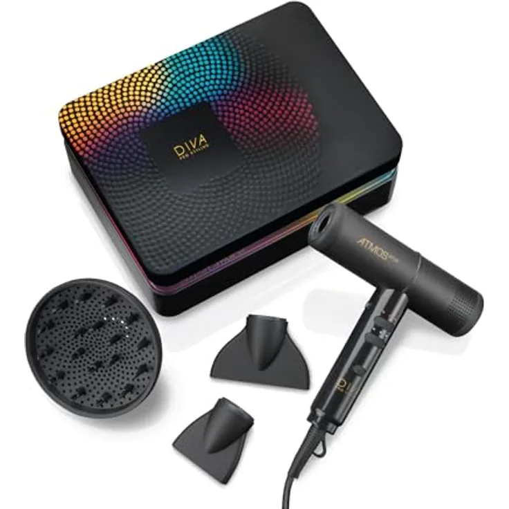 Atmos Föhn Atom schwarz