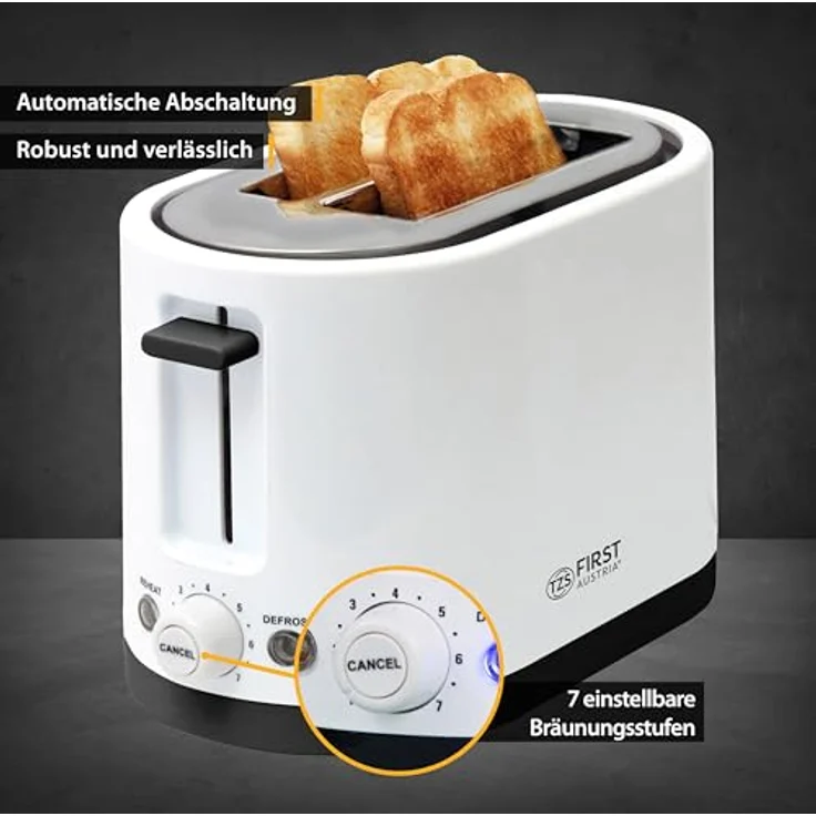 TZS First Austria FA-5368-3 Toaster – Bild 6