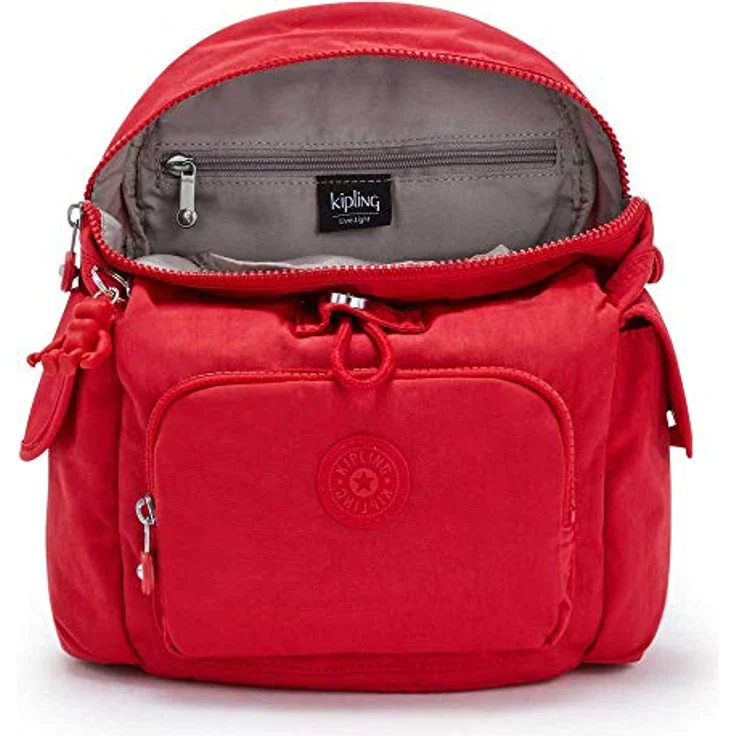 Kipling Classics Basic City Pack Mini City Rucksack, 29 cm, rot, 100% Polyamid – Bild 4