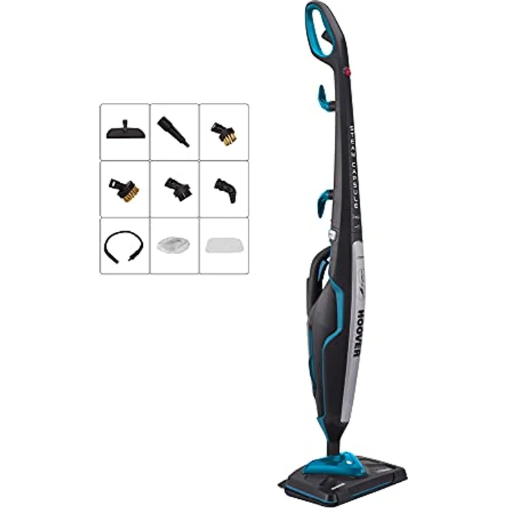 Hoover CA2IN1D 011 Dampfreiniger Steam Capsule Plus, grau - türkis – Bild 4