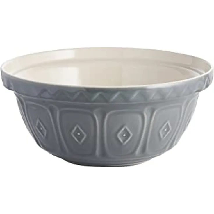 Mason Cash Rührschüssel, Steingut, grau, 2 Liter (24cm Ø)
