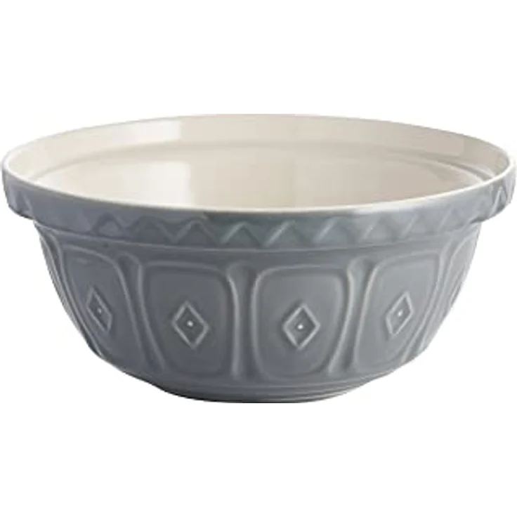 Mason Cash Rührschüssel, Steingut, grau, 2 Liter (24cm Ø) – Bild 1