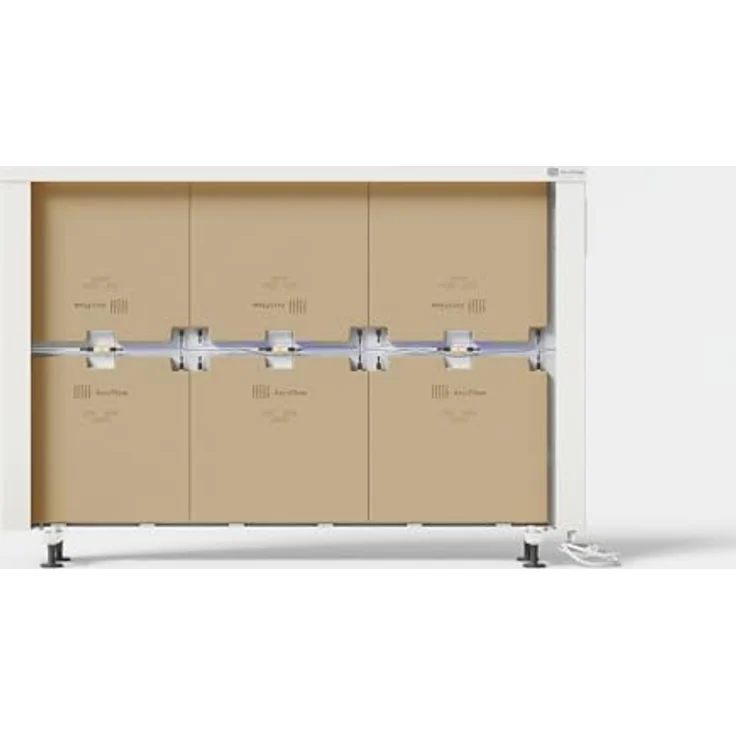Thermotec AeroFlow Elektroheizung MIDI 1950 mit FlexiSmart-Regler, 1950 W, reinweiß (HFL005), Konvektor – Bild 5