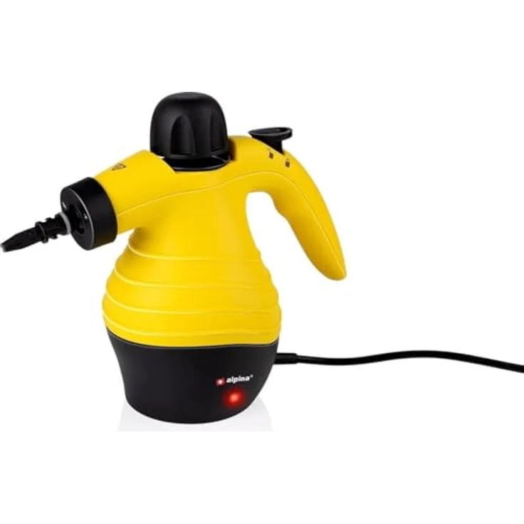 alpina Dampfreiniger - Handdampfreiniger - Kompakt & tragbar - tötet Bakterien - mit 10 Zubehörteilen - 1050 Watt – Bild 2