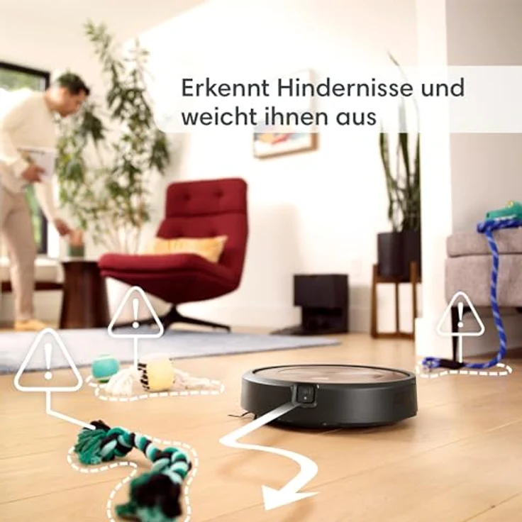 iRobot Roomba j9, Staubsauger Roboter, Bronze, Schwarz - Stärkster Saugroboter für groeßere Haushalte mit Haustierfunktionen – Bild 6