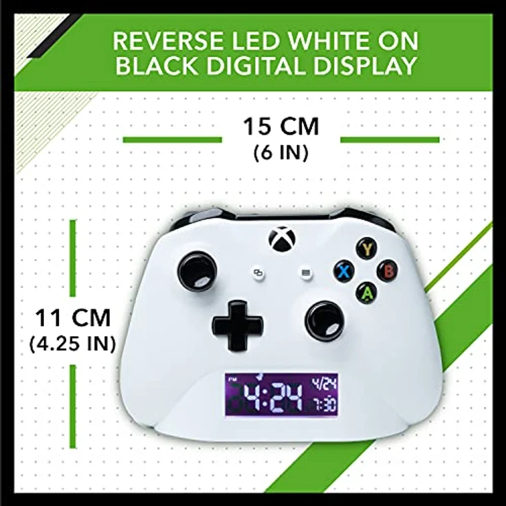 Paladone XBOX Wecker, Offiziell lizenzierte Gaming-Merchandise – Bild 3