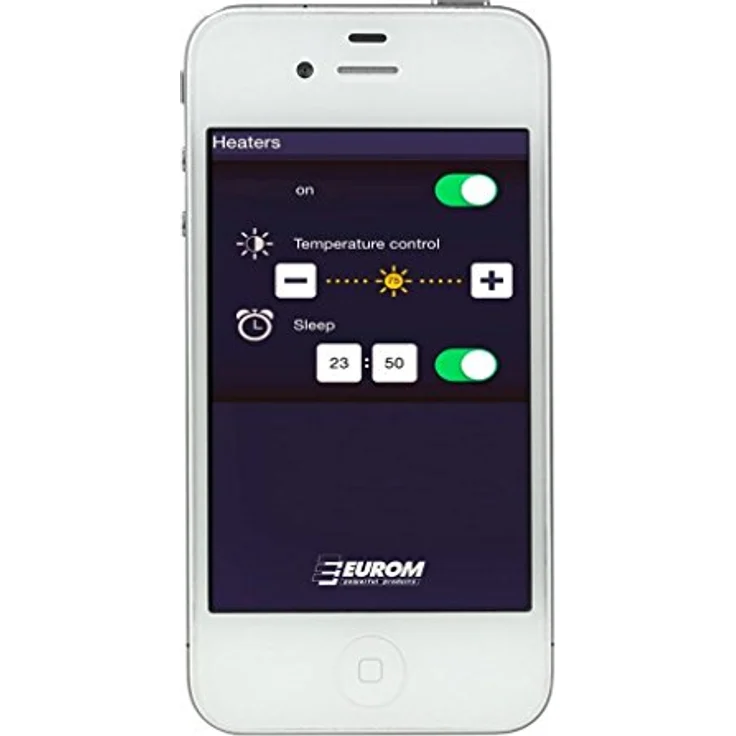 Eurom Golden 2000 Amber Smart Edelstahl 2000 W, Heizgerät für Innen und Außen, stufenlos dimmbar, iOS & Android App steuerbar – Bild 2