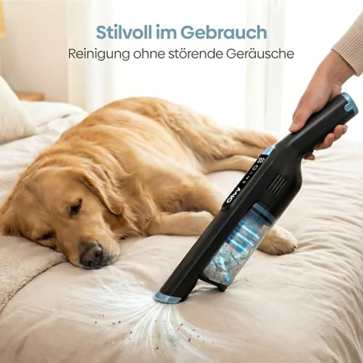 Olvy HC32 PRO Handstaubsauger Kabellos, 250 W, 22 kPa Saugkraft, 3 Saugstufen, LCD-Display, HEPA-Filter, Zubehör für Haus & Auto – Bild 3