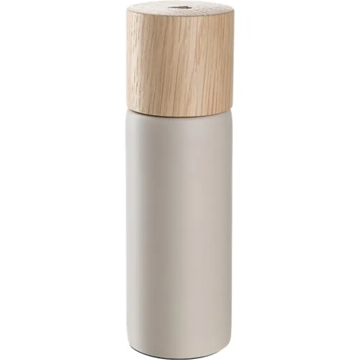 LEONARDO HOME Gewürzmühle ROMA, Pfeffer- und Salzstreuer mit Keramikmahlwerk, beige, Höhe 17,3 cm