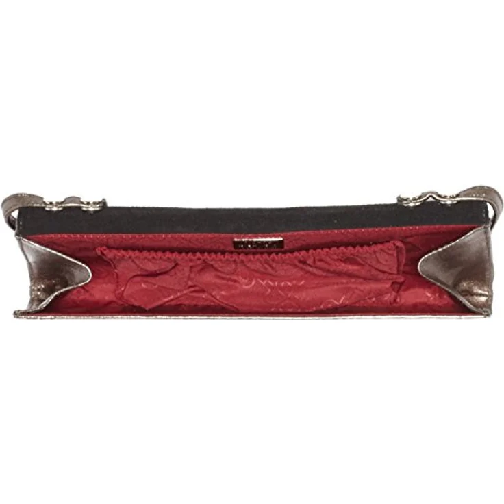 Picard Auguri Clutch Tasche, 100% Leder, grau, 26 cm x 3 cm x 12 cm – Bild 6