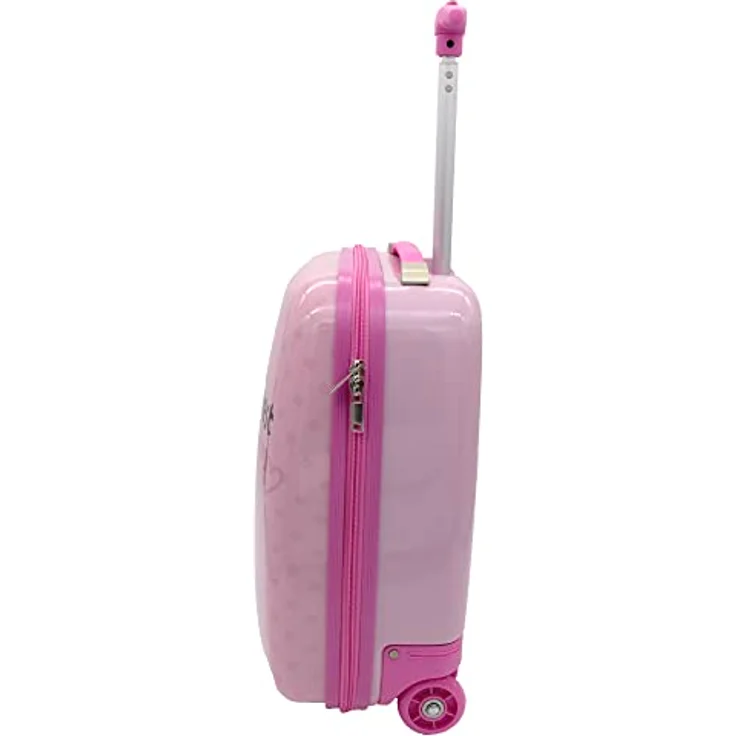 Undercover Kinder Hartschalen Trolley Handgepäck, 2 Rollen, 20 x 44 x 33 cm - 23 l, Motiv: Minnie Mouse – Bild 3