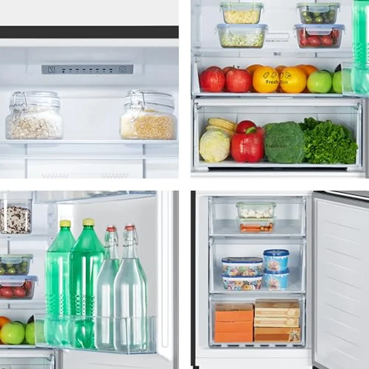 HISENSE RB3N300NEFA Kühlgefrierkombination, 304 l, No Frost, 1873 mm hoch, Schwarz, mit elektronischer Steuerung und Holiday Modus – Bild 10