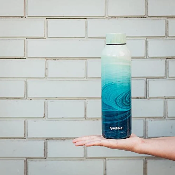 Quokka SOLID OCEAN, Thermosflasche aus Edelstahl 630 ml mit doppelwandiger Vakuumisolierung, BPA-frei und Anti-Leak-Verschluss – Bild 2