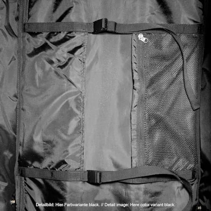 Tatonka Travel Roller 90, Koffer mit 90 l Volumen, grün, zwei Rollen, kompressionsriemen, innovativer Raumteiler, Tragegriff – Bild 12