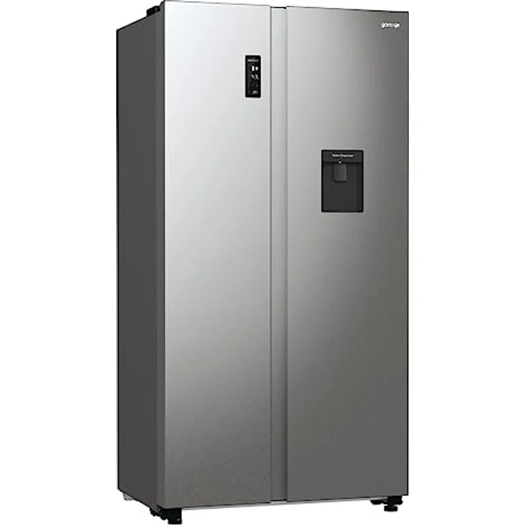 Gorenje NRR 9185 DAXLWD Side by Side Kühl-Gefrierkombination, Made in Europe, EEK D, NoFrostPlus, Inverter-Kompressor, Crisp Zone, ConvertActive Zone, FastFreeze, 178,6 cm, Edelstahl – Bild 3