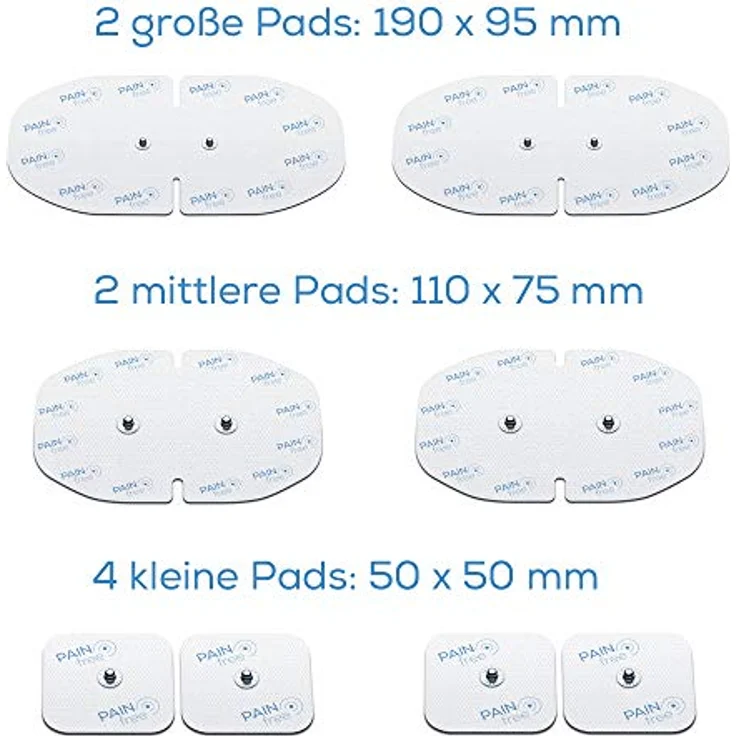 Beurer EM 70 Wireless Gel-Elektroden Massagegerät, 8 Stück – Bild 2