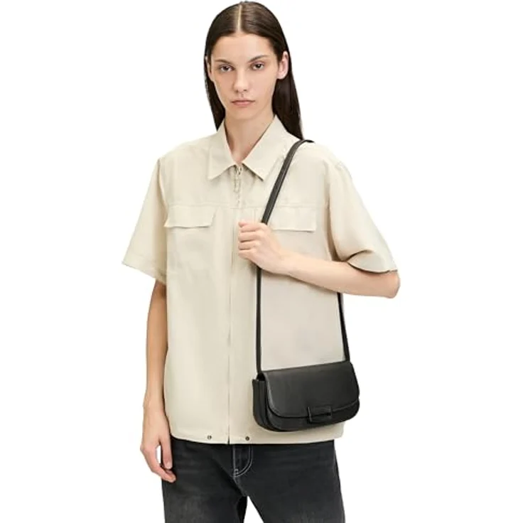 Liebeskind Berlin Umhängetasche Crossbody S EZRA 2 CALF OPTIC in black – Bild 5