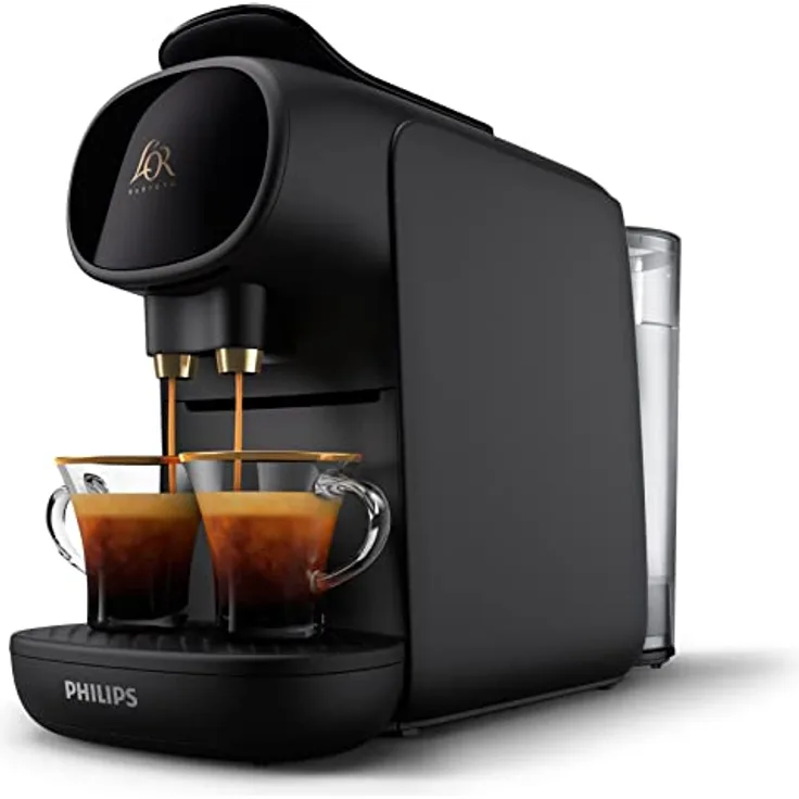 Philips Barista Sublime LM9012/60 Kaffeekapselmaschine, Schwarz, Klavier, doppelte Kapselerkennung, 1 oder 2 Tassen, verstellbare Tropfschale, Schwarz, Klavier Schwarz