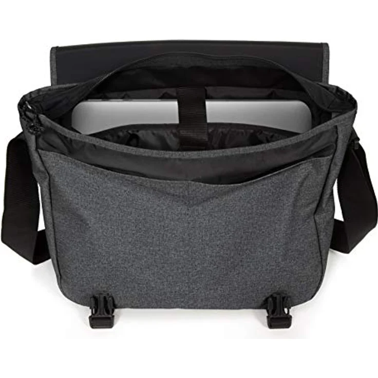 Eastpak Delegate + Handtasche, geräumiges Hauptfach, veganes 100 % Nylon, grau – Bild 2
