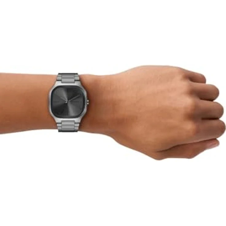 Skagen Herren Analog Quarz Uhr mit Edelstahl Armband SKW6936, grau – Bild 4