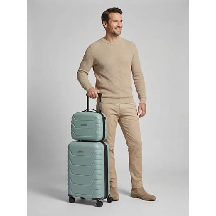 Smartbox Hartschalen Handgepäck Kosmetik-Koffer, stabiles Beauty-Case mit Aufsteckfunktion, 34 x 17 x 27 cm, 14 Liter, leichtes Polypropylen (Edition 01) – Bild 3