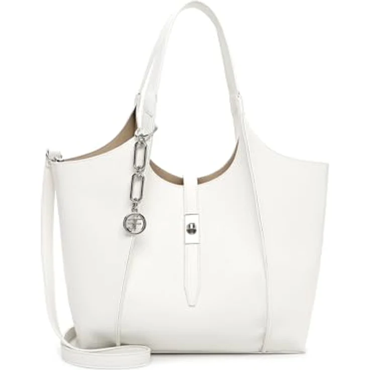 Suri Frey SFY Daggy Shopper Tasche, 40 cm, weiß, aus 100% Polyurethan – Bild 1