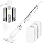 Duronic STM11 Dampfreiniger, hygienische Bodenreinigung, Elektrischer Wischmopp mit 2 Extra Pads, 1100 W, mit 350 ml Wassertank, Dampfwischer, Duronic