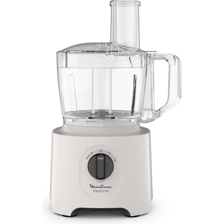 Moulinex FP242B10, Universalzerkleinerer mit 800 Watt, 4 Zubehörteilen, weiss