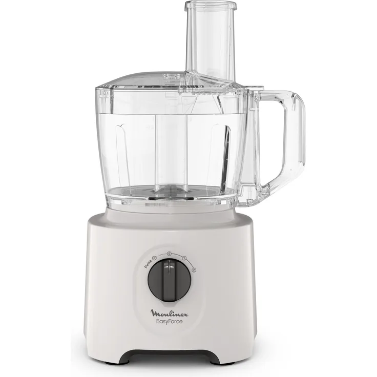 Moulinex FP242B10, Universalzerkleinerer mit 800 Watt, 4 Zubehörteilen, weiss