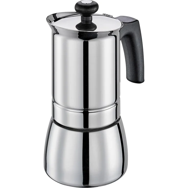 Cilio Espressokocher TOSCA, Espressokanne, Silber