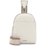 EMILY & NOAH Umhängetasche E&N Elena, Echtleder-Optik mit Reißverschluss und längenverstellbarem Umhängeriemen, Schwarz