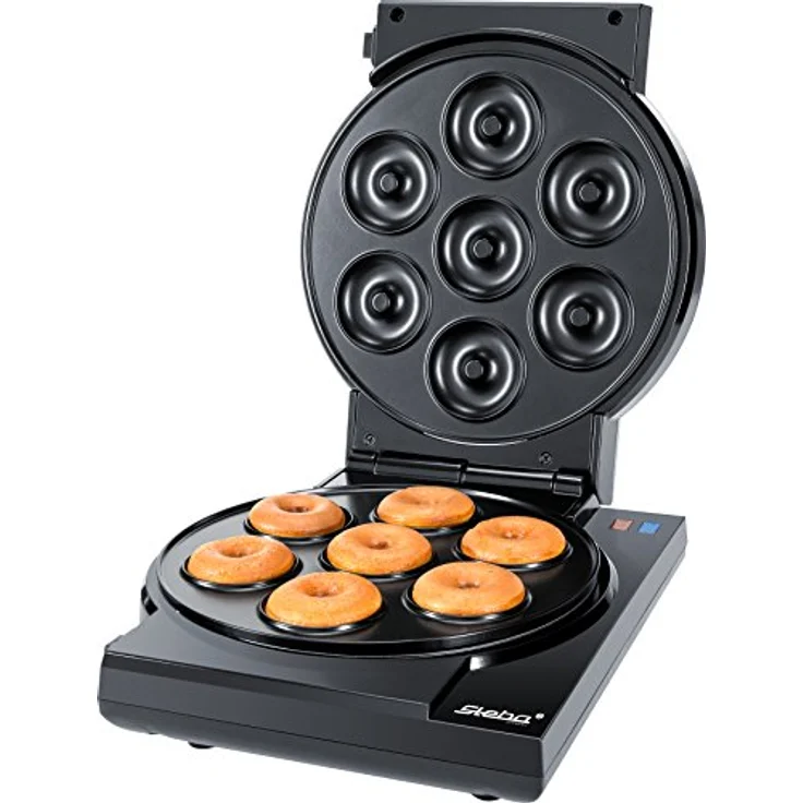 Steba CM 3 Cake-Maker ''3 in 1'',3 antihaftbeschichtete Platten für Cake-Pops, Muffins und Donuts,Platten sind auf Knopfdruck leicht herausnehmbar,inkl.Cake-Pop Halterung und Sticks, 800 Watt,Schwarz – Bild 5