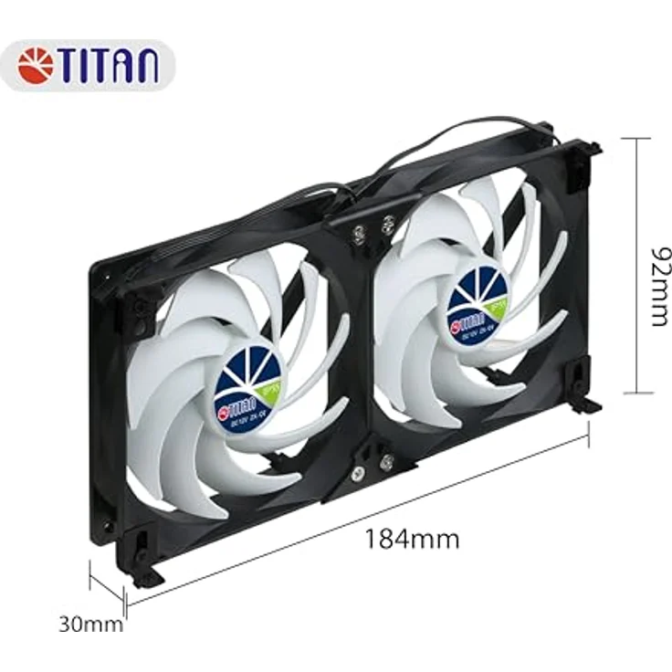 Titan TTC-SC22(C)/V2+, Kühlschrank-Doppellüfter 140x25mm IP55 für Campingfahrzeuge, mit Gleichrichter und Ventilator – Bild 9
