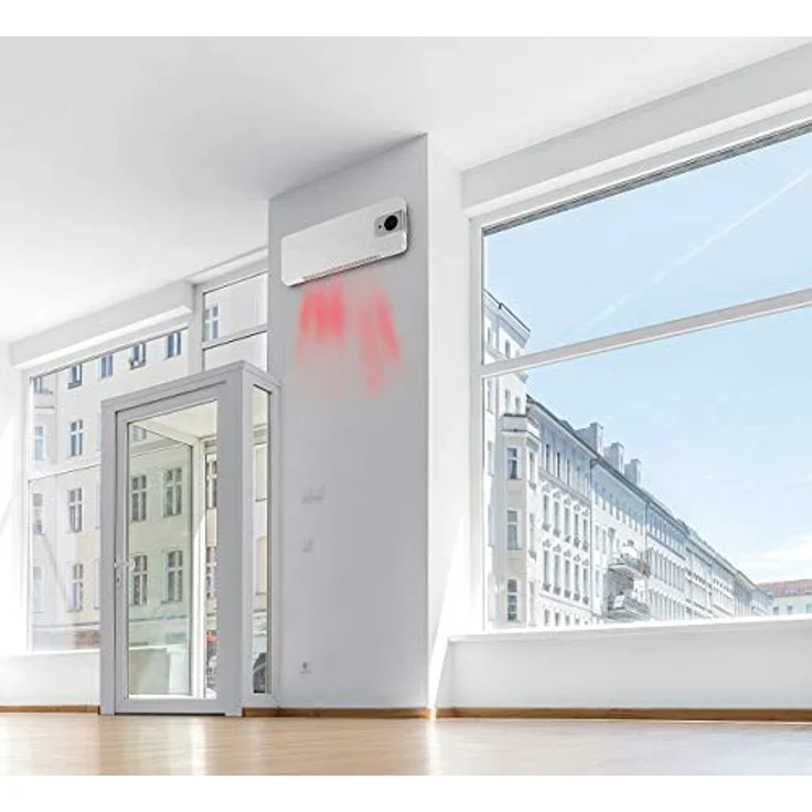 Sichler WLAN-Keramik-Wandheizlüfter mit LED-Display, Heizlüfter, Weiss, Heizlüfter – Bild 6