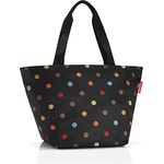 reisenthel shopper M in Dots - Geräumige Shopping Bag und edle Handtasche in einem - Aus wasserabweisendem Material