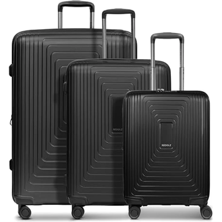 REDOLZ Hartschalen Koffer-Set-3-teilig | leichte 2,9 kg / 3,7 kg / 4,4 kg | für Damen & Herren (Essentials 14) – Bild 1