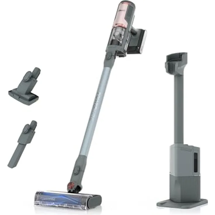 Shark PowerLite Clean & Empty Pet BU3623EUTPK, Akku-Staubsauger mit automatisch entleerender Basisstation, HEPA-Filter, Anti Hair Wrap, bis zu 40 Min. Laufzeit, ideal für Tierhaare