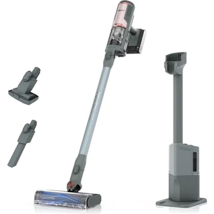 Shark PowerLite Clean & Empty Pet BU3623EUTPK, Akku-Staubsauger mit automatisch entleerender Basisstation, HEPA-Filter, Anti Hair Wrap, bis zu 40 Min. Laufzeit, ideal für Tierhaare – Bild 1