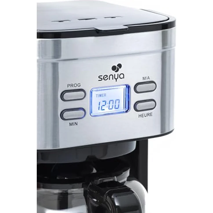 Senya SYBF-CM019 Kaffeemaschine, Stainless Steel, 1.5 liters – Bild 4