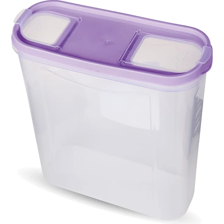 Bestlivings Vorratsdosen mit Deckel 4,5 Liter (Lila), Luftdicht Schüttdose BPA frei für Lebensmittel - Stapelbare Frischhaltedosen Klappdeckel