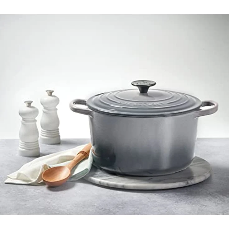 Le Creuset Pfeffermühle, ABS-Kunststoff, 6,2 x 6,2 x 20,8 cm, Keramik-Mahlwerk, Weiß – Bild 3