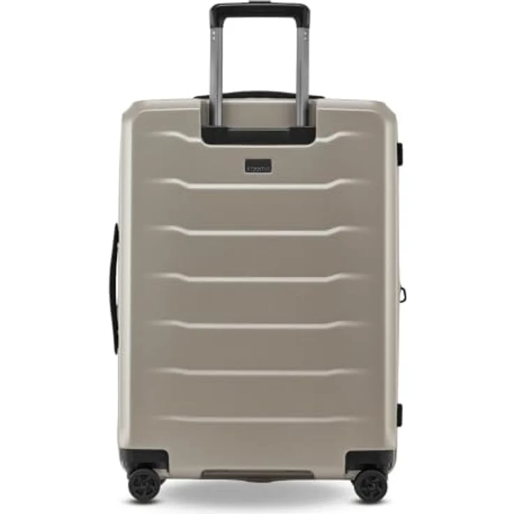 Stratic Phoenix 4 Rollen Trolley M 65 cm, silberfarben, 100% Polycarbonat mit Dehnfalte – Bild 4