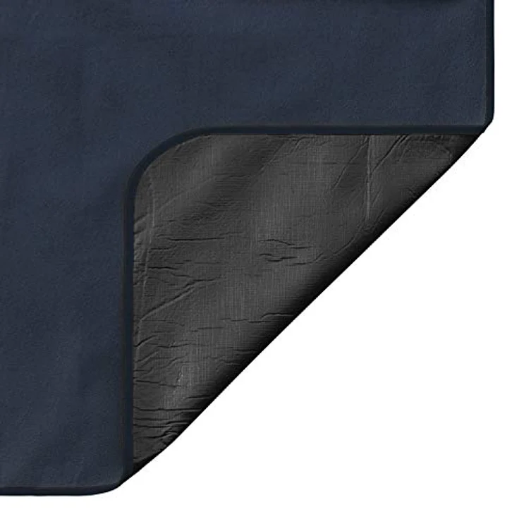 Mit Picknickdecke Navy und Picknickdecke  anndora Picknickrucksack 15 tlg. Zubehör und Picknickdecke blau weiß gestreift – Bild 7
