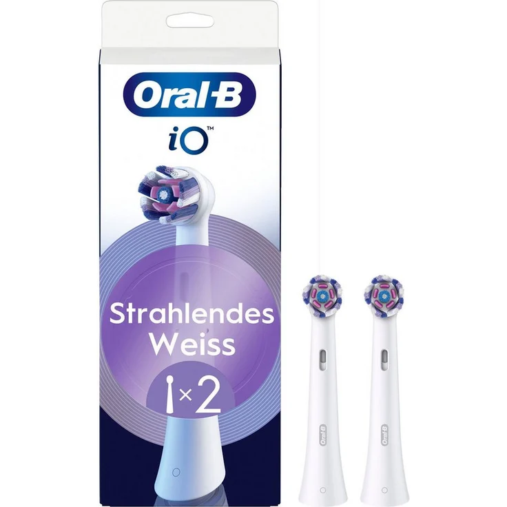 Oral-B Aufsteckbürsten Oral-B iO Strahlendes Weiss, fortschrittliche Plaque-Entfernung, Poliereinsätze zur Zahnaufhellung – Bild 1