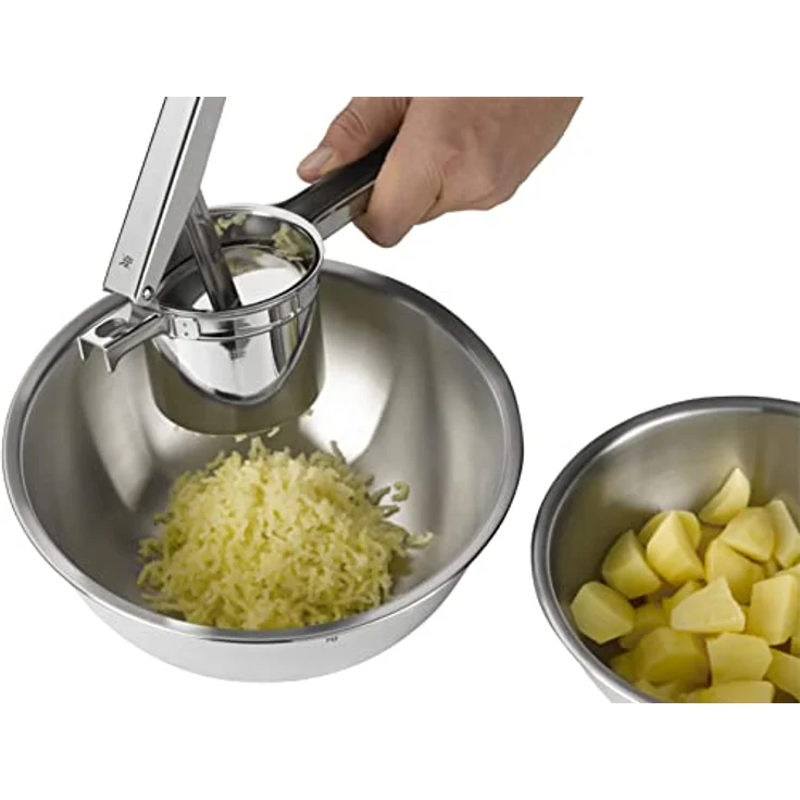 WMF Gourmet Multipresse, 26,5 cm, Kartoffelpresse, Spätzlepresse, Cromargan Edelstahl, spülmaschinenfest – Bild 4
