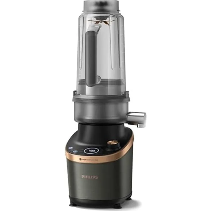 Philips HR3770/00 Flip & Juice Blender mit Entsaftermodul, ProBlend Ultra Technologie, NutriU App, Quick Selection Programme